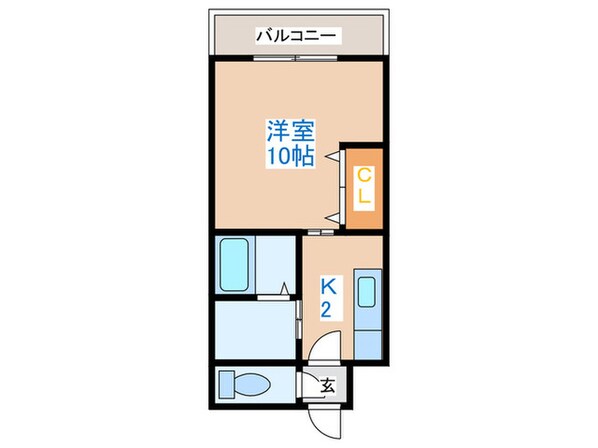 クレストコートの物件間取画像